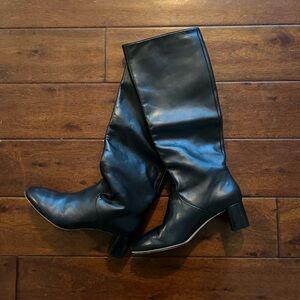 Loeffler Randall Black Heeled Gia Boots